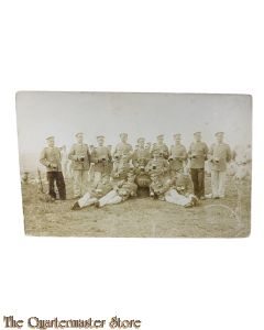 (Photo) Postkarte 1914-18 Soldaten Bier trinken 
