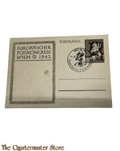 Postkarte , Europaisches Postkongress Wien 1942
