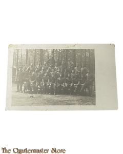 (Photo) Postkarte 1917 Gruppe Deutsche Soldaten 