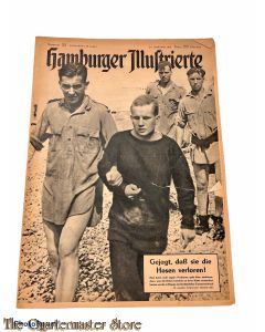 Zeitung Hamburger Illustrierte 24e jrg no 35, sonnabend 29 August 1942 ( Dieppe)