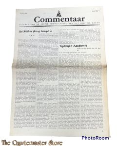 Krant Commentaar No 4, 7 juli 1945 (Militair Gezag)