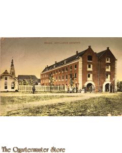 Ansichtkaart mobilisatie 1914 Breda Artillerie Kazerne, 3e Reg 5 Batt