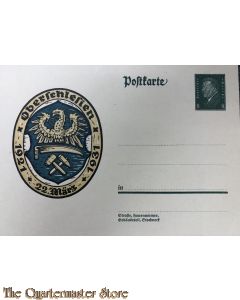 uralte AK, Postkarte, Oberschlesien 22. März 1921 - 1931, Wappen