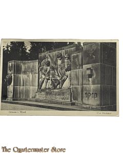 Postkarte 1914-18 Kriegerdenkmal für die Gefallenen des 1. Weltkrieges