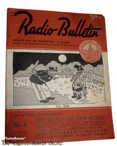 Radio Bulletin no 4 1945 de Muiderkring te Muiden