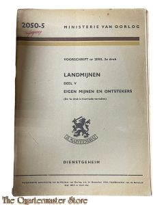 Voorschrift VS 2050-5 Landmijnen deel V eigen mijnen en ontstekers 