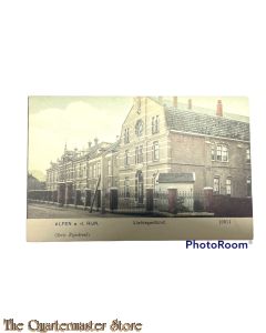 Prent briefkaart mobilisatie 1914 Alfen a.d. Rijn Liefdegesticht