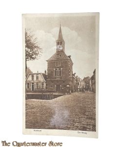 Ansichtkaart 1938 Makkum, de Waag 1938