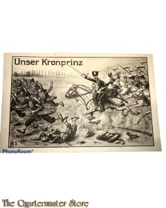 Militair Postkarte 14-18 Unser Kronprinz