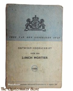 Ontwerp Voorschrift No 1506  2 inch mortier