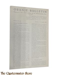 Krant - Oranje Bulletin No 26  dinsdag 14 nov 1944