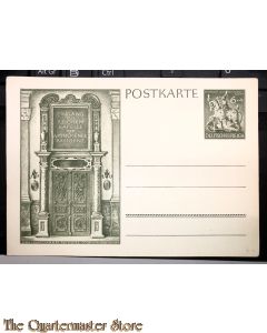 Postkarte Eingang zur reichen Kapelle der Münchner Residenz