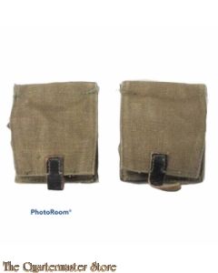 Russia - Set of 2  handgrenade pouches 1950s (Set Russische handgranaat tasjes 1950)