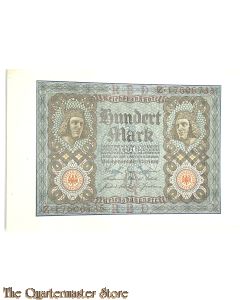 Reichsbanknote Hundert Mark 1920