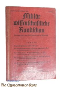Militair Wissenschaftliche Rundschau heft 1 1943