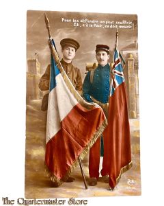 Postcard - 1919 Pour les defendre on peut Souffrir , Et s’ il le Faut , on doit mourir!