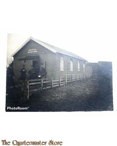 Foto soldaten voor Christelijk Militair tehuis 1900