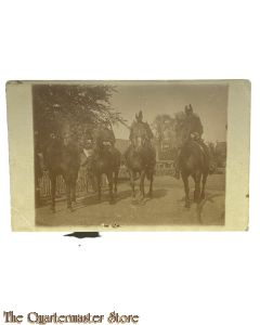 Ansichtkaart 1930  4 ruiters met steek