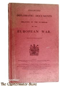 Book - Collected Diplomatic document relating to the outbreak of the European War
