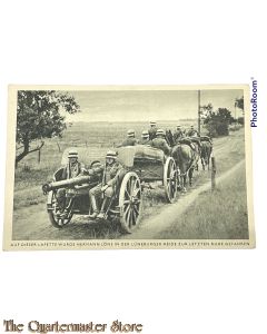 Postkarte militair 40-45 Auf dieser lafette wurde Hermann Lons in der Luneburger Heide zum letzten Ruhe gefahren