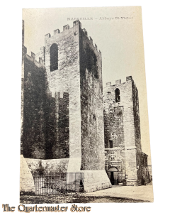 Postcard 1918 Marseille , Abbaye St-Victor 