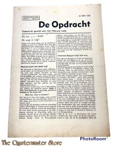 Krant De Opdracht , informatienummer 11 22 mei 1945 Tijdschrift gewijd aan het Nieuwe Indie 