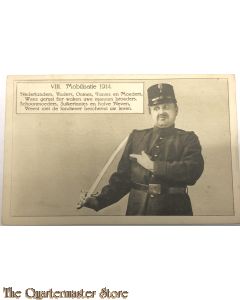 Ansicht kaart mobilisatie 1914 VIII. Mobilisatie 1914 Nederlanders, Vaders , Oomes, Tantes en Moeders