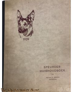 Speurder huishoudboek 1939 kasboek