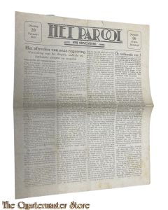 Krant -  Het Parool no 86 Dinsdag 20 Februari 1945