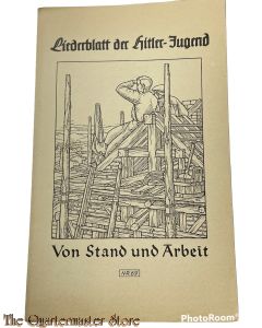 Liederblatt der Hitler Jugend, No 69 ; Von Stand und Arbeit