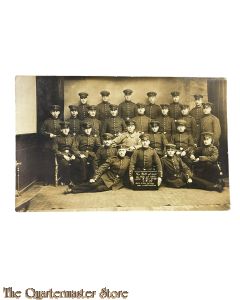 (Studio Photo) Postkarte 1915 Deutscher Soldaten Gruppe IR137