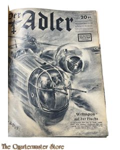 Dustcover, with 25 x der Adler 1939-1941