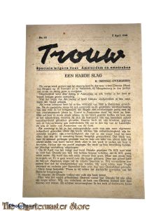 Krant Trouw no 65,  5 april 1945