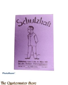 Brochure - Schutzhaft, erlebnisse von 7 bis 20 März 1919 bei den Berliner Ordnungstruppen 