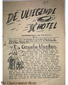 Onderdeelsblad van 32 R.G.G. no 5  ¨de Vliegende schotel¨ 