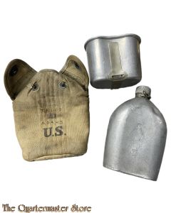 Canteen M1910 with cover and cup (Veldfles M1910 met beker en cup)