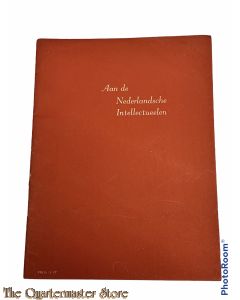 Brochure NSB ; Aan de Nederlandsche intellectuelen