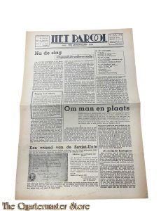 Krant , Het Parool 11 augustus 1945