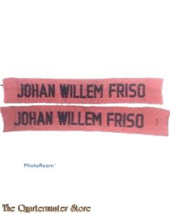 Straatnamen Infanterie Regiment Johan Willem Friso