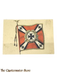 Postkarte Kriegsopfer Wandkalender der Nationalsozialistische Kriegsopferversorgung (Flagge der Flakartillerie)