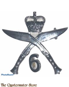 Cap badge 6th Queen Elizabeth 's Own Gurkha Rifles (6th Gorkha Rifles) post 1947