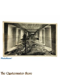 Postcard 1914-18 Verdun, Champs de bataille, Interieur de la Tranchee des Baionnettes