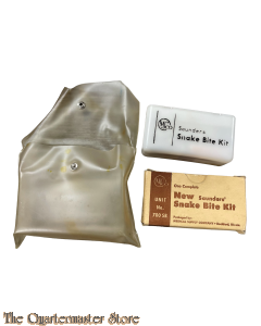 Vintage Saunders' Snake Bite Kit Medical Supply Co.