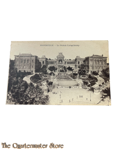 Postcard 1918 Marseille , Le Palais Longchamp