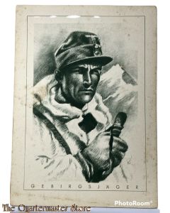 Postkarte 1940 Gebirgsjager
