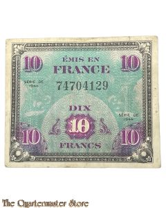 Invasion money 10 Francs 1944