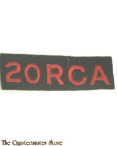 20th Royal Canadian Artillery