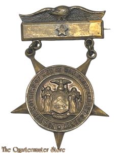 US Mothers of men at War medal from  Albany County 1 star