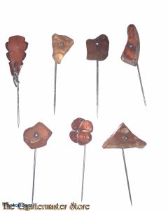 7 x WHW Spende Abzeichen barnstein  (7 pieces)