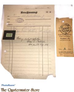 Rechnung 24 RM Leer (ostfr) Oelrichs Adolf Hitlerstrasse Leer 1942